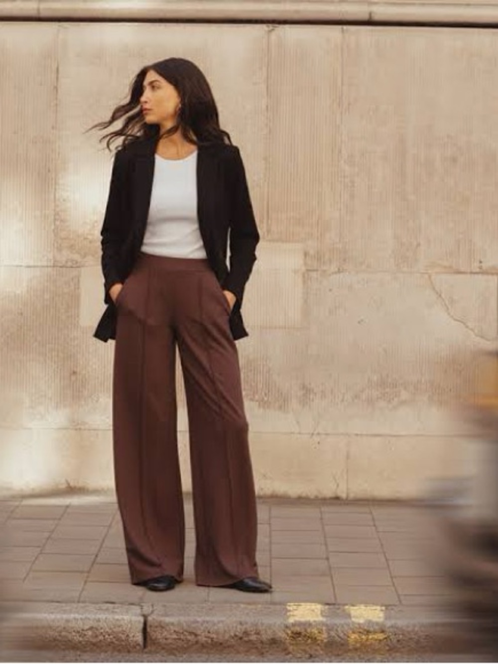 NWT Saint + Sofia Spencer Wide Leg Pant
Brown Size 12
